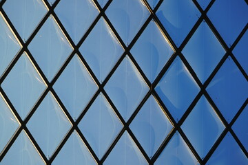 Dachkonstruktion eines Innenhofes in Dresden