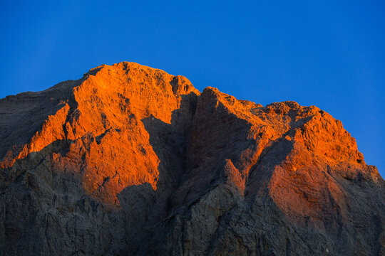 Scenic summer landscape of Valbona Valley National Park. Prokletije or Accursed Mountains in Northern Albania, Europe	