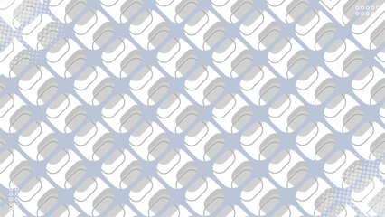 Abstract Modern Shapes Background White and Light Grey Pattern.Vector Illustration