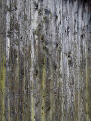 Verwittertes Holz einer Bretterwand