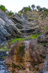 Rrogami Waterfall inside the National Park of Thethi, Albania, Europe
