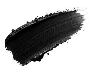 A close-up shot of a small, dark smudge on a white surface