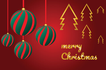 Christmas greeting card design