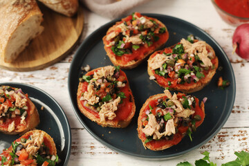 Traditional sandwiches of Malta Hobz Biz Zejt	