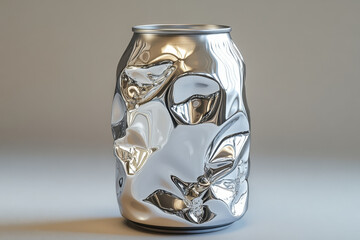 Silver vase with intricate silver design.