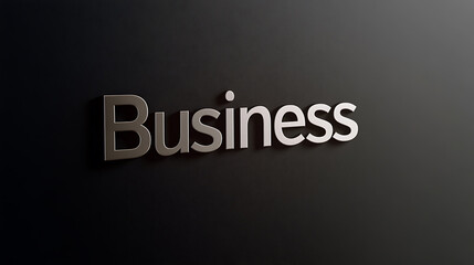 Fototapeta premium The word 