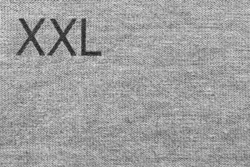 Grey Natural Cotton Melange Blend Fabric Background Texture Pattern, Black Printed XXL Marking, Large Detailed Gray Horizontal Textured Blended Textile Swatch Macro Closeup Mixture Detail