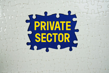 Jigsaw puzzle with a missing piece with 