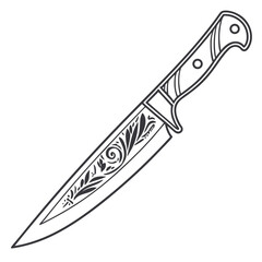 Intricate knife design