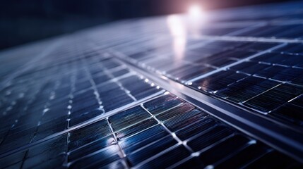 Renewable energy solar panel texture surface