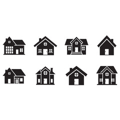 Set of house and home icons vector illustration