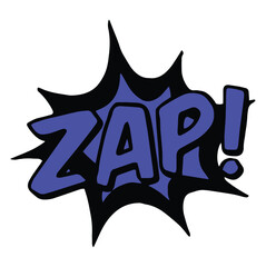 A high-energy vector illustration of a classic comic book 