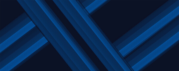 Obraz premium Dark blue modern business abstract background. Vector illustration design for presentation, banner, cover, web, flyer, card, poster, wallpaper, texture, slide, magazine, and powerpoint