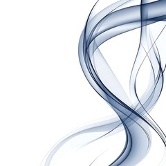 Elegant Flowing Blue Abstract Waves