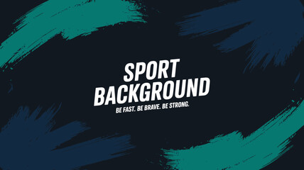 Dynamic Sport Background with Motivational Text and Vibrant Colors
