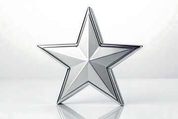 Obraz premium star isolated on white background