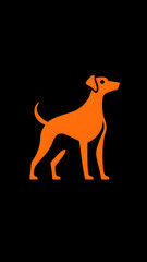 The beautiful dog logo