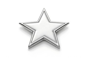 Obraz premium star isolated on white background