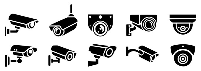 security camera surveillance icon design