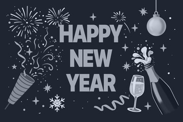 Happy New Year Luxury Poster_2