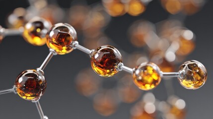 Molecular structure science background abstract