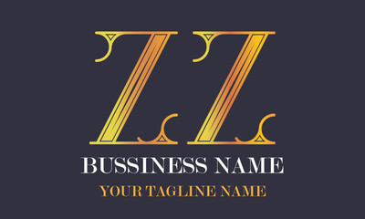 ZZ Z zz initial logo | initial based abstract modern minimal creative logo, vector template image. luxury logotype logo, real estate homie logo. typography logo. initials logo