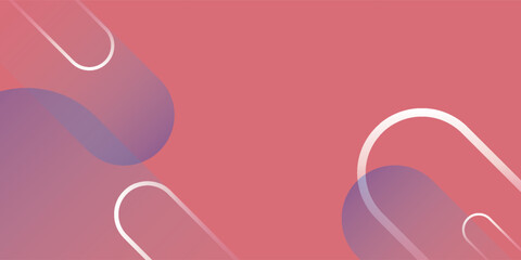 White Paperclips on Pink Background.