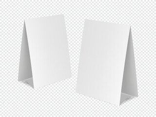 table tent on transparent background template for designers design © Margarita 