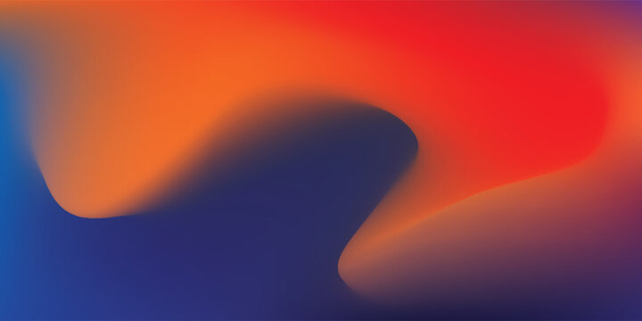 Vibrant Abstract Colorful Waves Design Element.