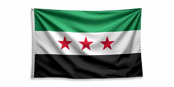 Flag of the autonomous administration of north and east syria illustration