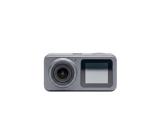 Small Gray Camera Device Front View.
