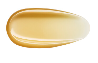 Golden Cream Swirl isolated on a transparent background