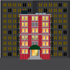 Old Style Brick Building