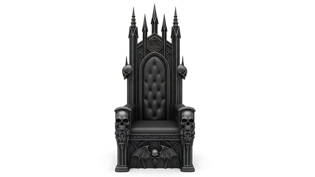 Gothic throne chair