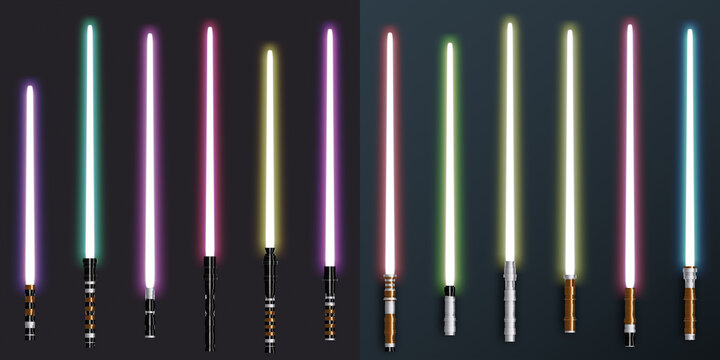 Light Saber, Energy Sword - Futuristic Energy Weapon