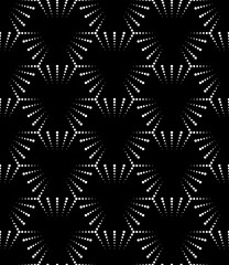Abstract seamless pattern. Modern geometric background. Dotted grid.