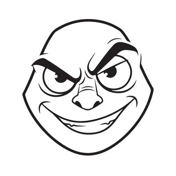 grinch face minimalis