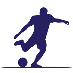 football player silhouette with ball isolated-05