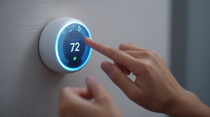 Smart thermostat control for efficient home temperature regulation,Energy Saving Week