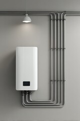 Modern energy efficient water heater installation for home design,Energy Saving Week