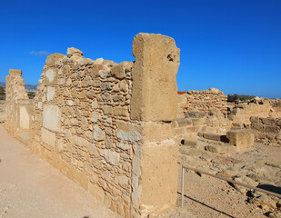 Paphos Archaeological Park or Kato Pafos Archaeological Park contains the major part of the important ancient Greek and Roman city and is located in Paphos, southwest Cyprus. 