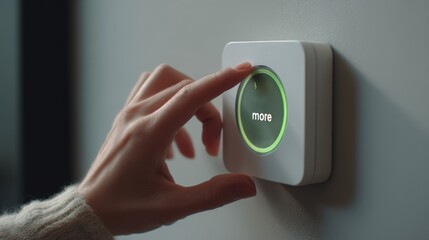 Adjusting smart thermostat for efficient home temperature control,Energy Saving Week