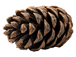 Pinecone isolated on a white background