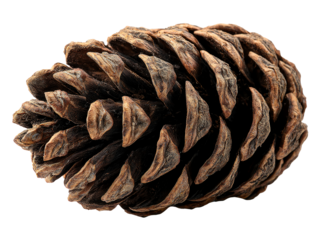 Pinecone isolated on a white background