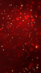 Red Background with Particles Vertical. Red holidays background illustration with dots and particles glitter, vertical format.
