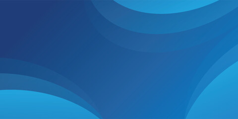 Abstract blue color background. Dynamic shapes composition. Vector illustration