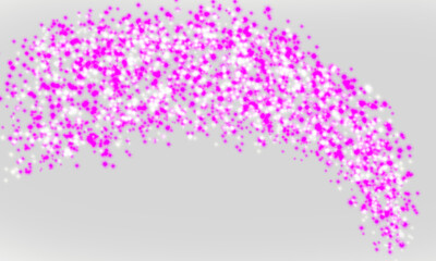 Colorful Sparkling dust particles. Lens flare with golden spark and camera glow effect magic radial light sparkle