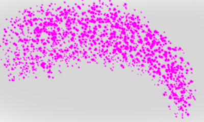 Colorful Sparkling dust particles. Lens flare with golden spark and camera glow effect magic radial light sparkle