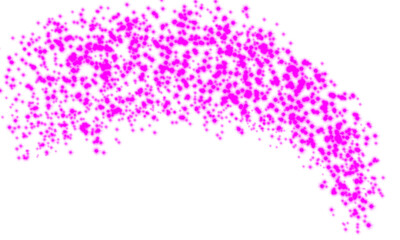 Colorful Sparkling dust particles. Lens flare with golden spark and camera glow effect magic radial light sparkle