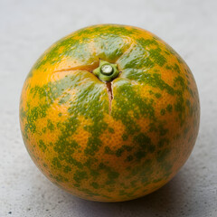 Unique Mandarin Orange with Green Spots